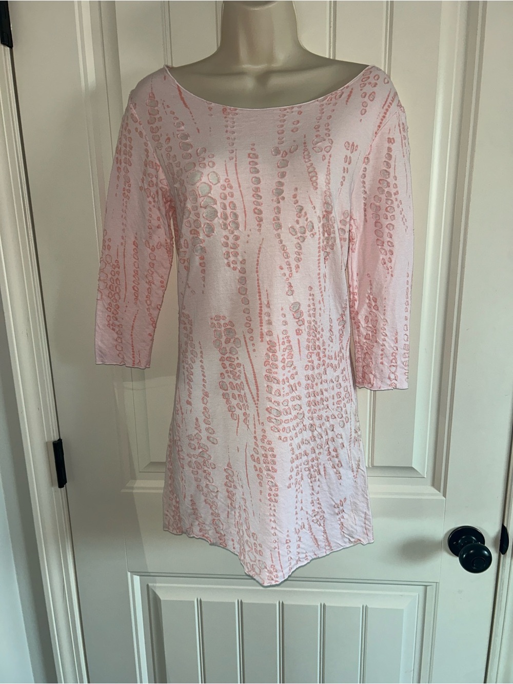 NEW Hard Tail Pink Patterned Mini Dress Sz M